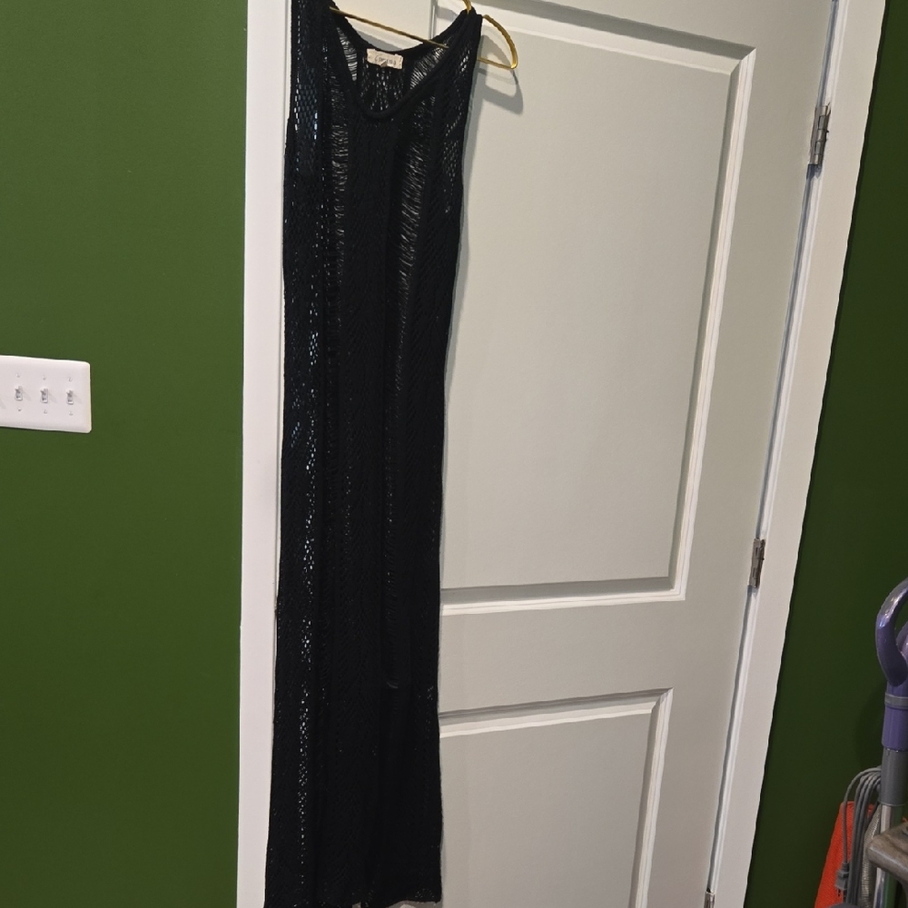 6 Shore Road Black Swim Coverup